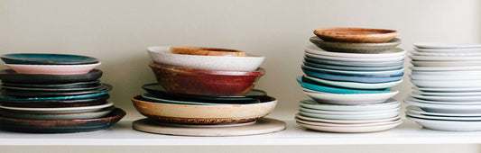 Mixed dishes home decor