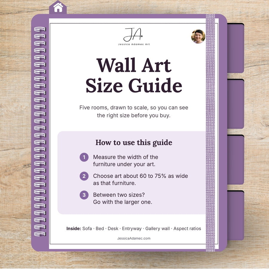 Your Wall Art Size Guide is on its way!